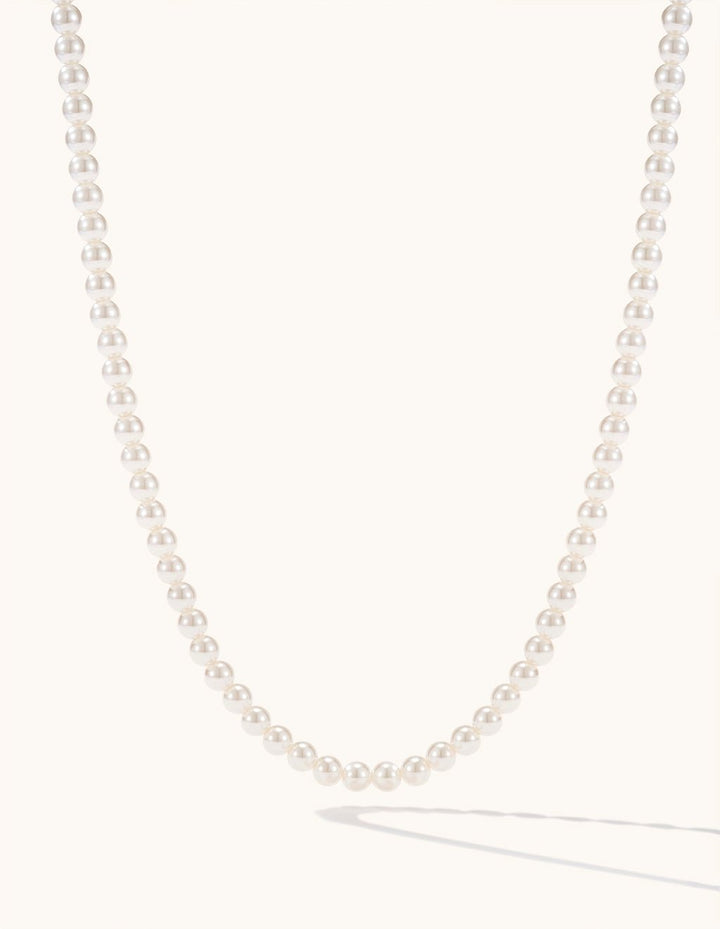 4mm Pearl Kette Gold