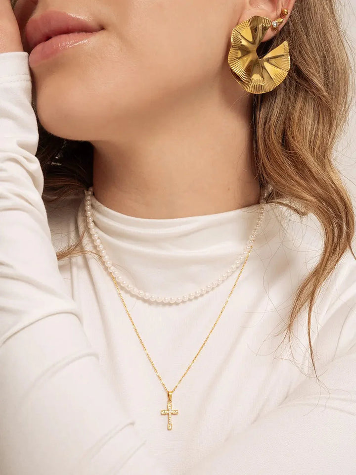 Big Wave Ohrringe Gold