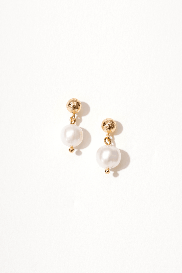 Classic Pearl Drop Tiny Earrings