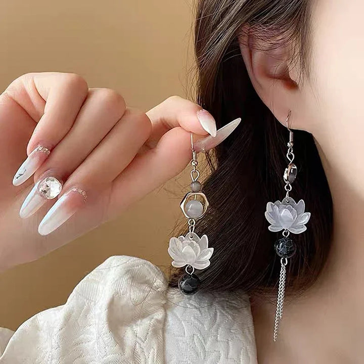 Elegant Lotus Earrings