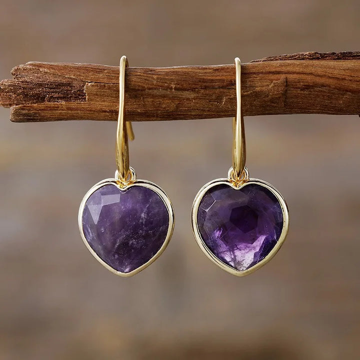 Vintage Heart Earrings