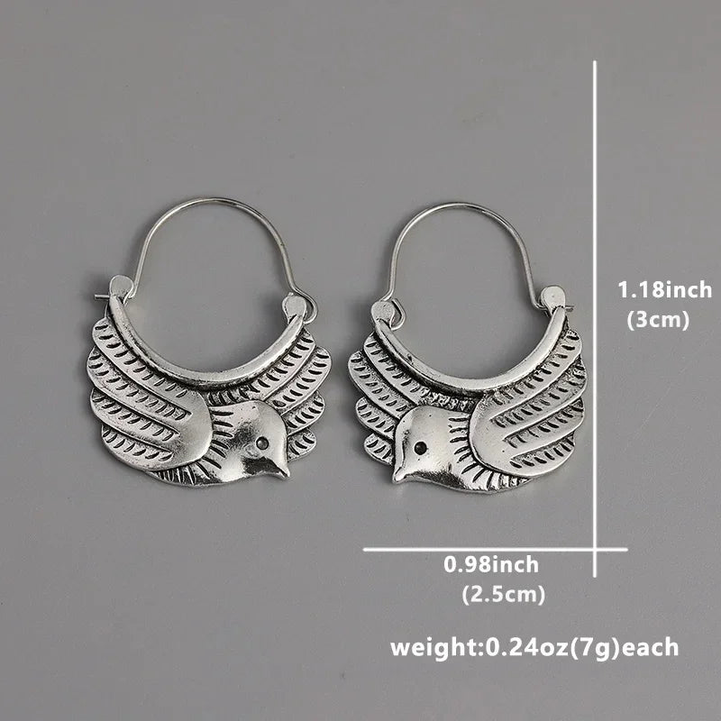 Vintage Bird Earrings