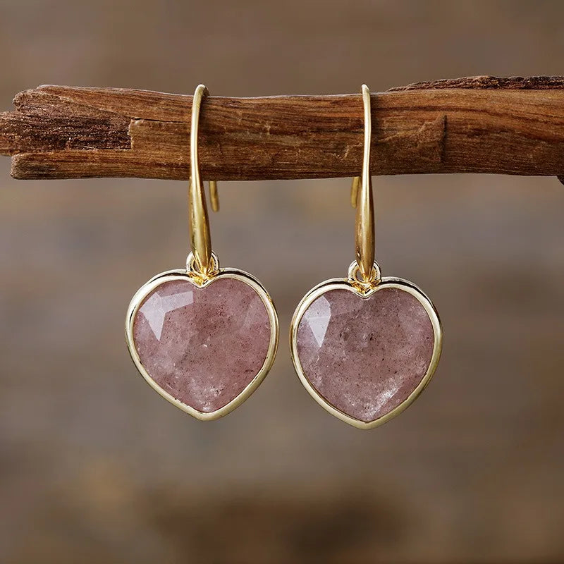 Vintage Heart Earrings