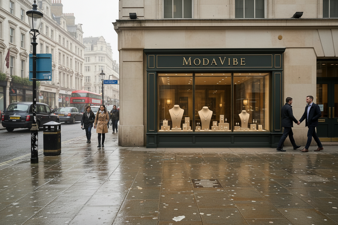 a jewerly shop with name aurora&iris