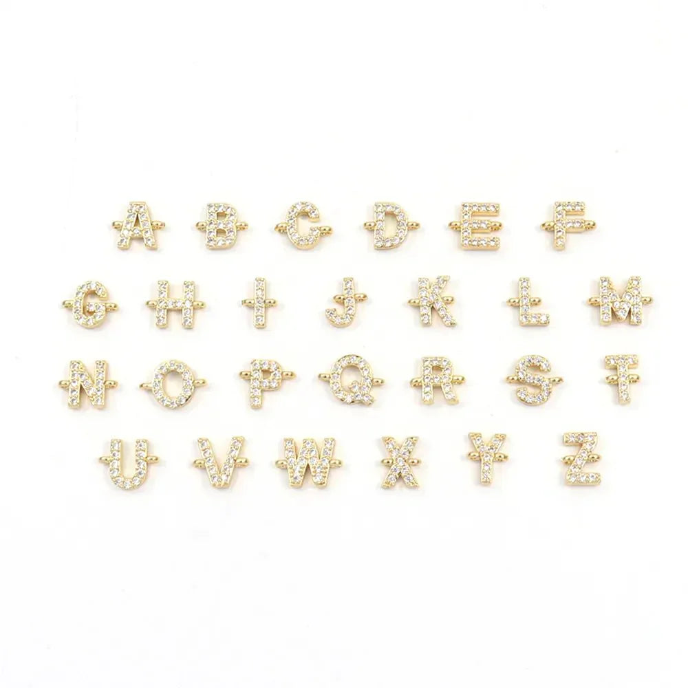 Personalized Unity Diamond Initial Bracelet