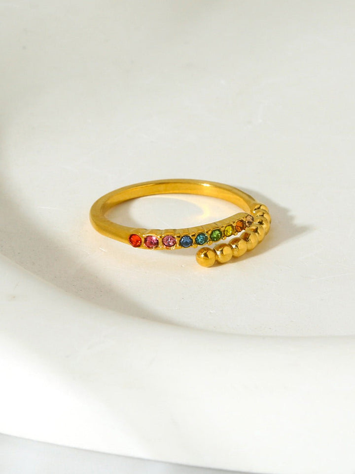 Brilliant Rainbow Ring Gold