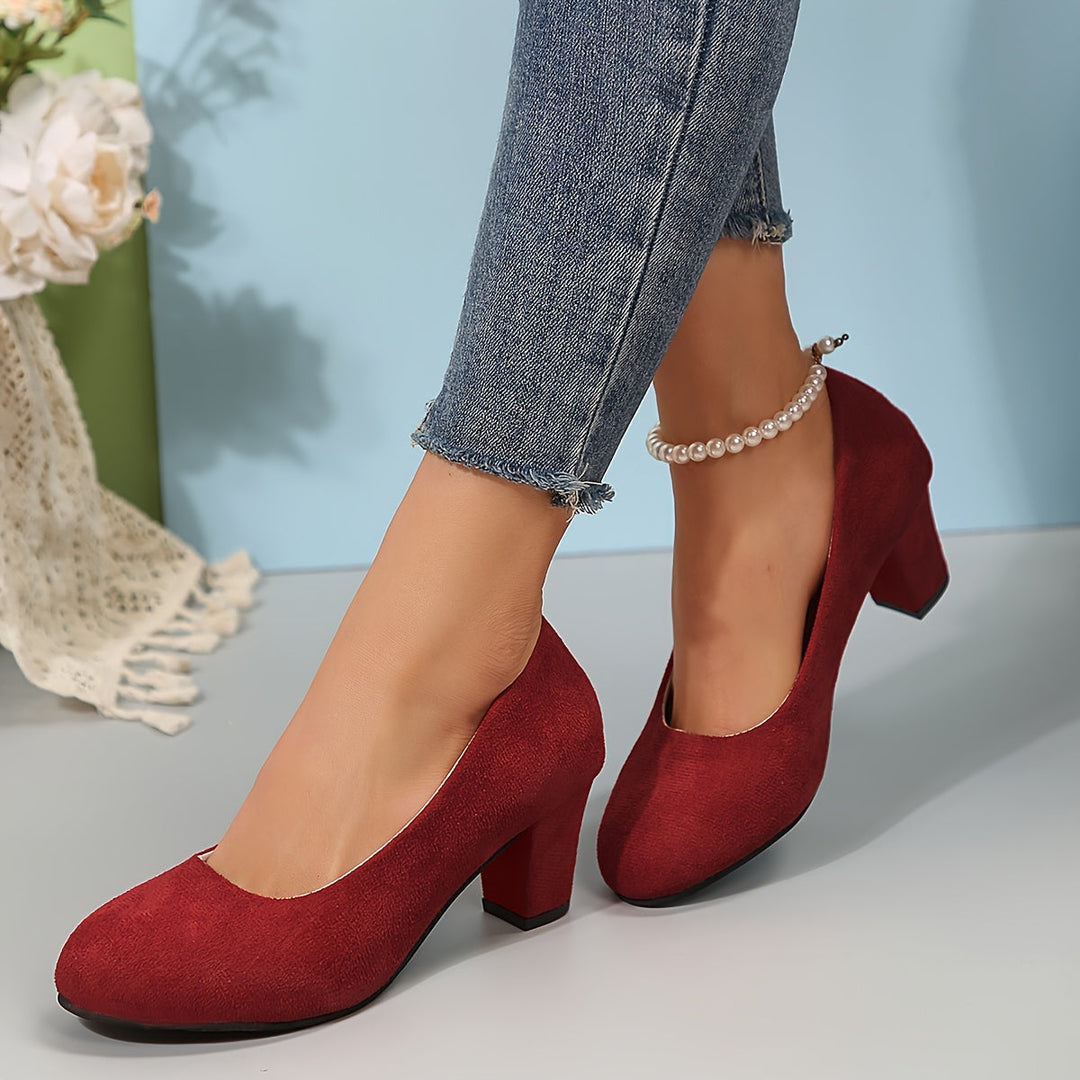 “Laure™ – Wide-Toe Heels with Stable Heel for Pain-Free Comfort”