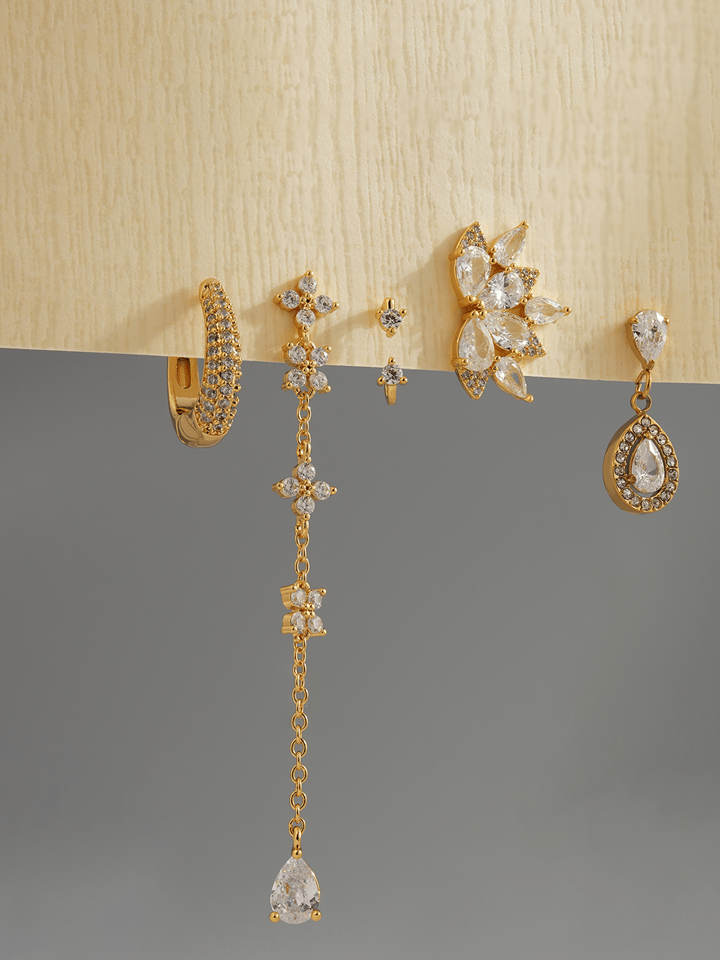 Chain Shine Ohrringe Gold