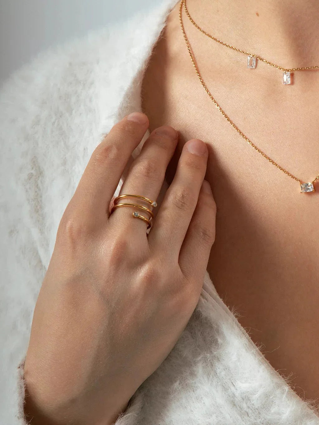 Coil Ring Gold & Silber