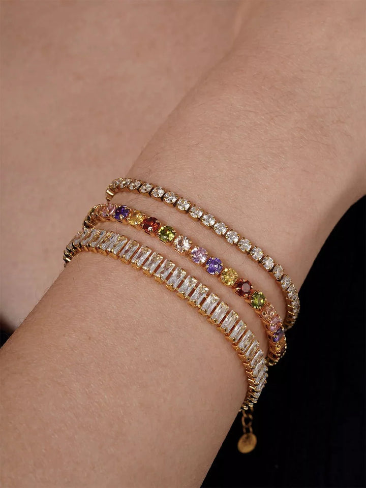 Colorful Armband Gold