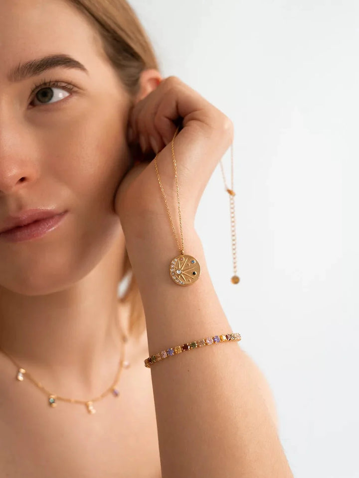 Colorful Armband Gold