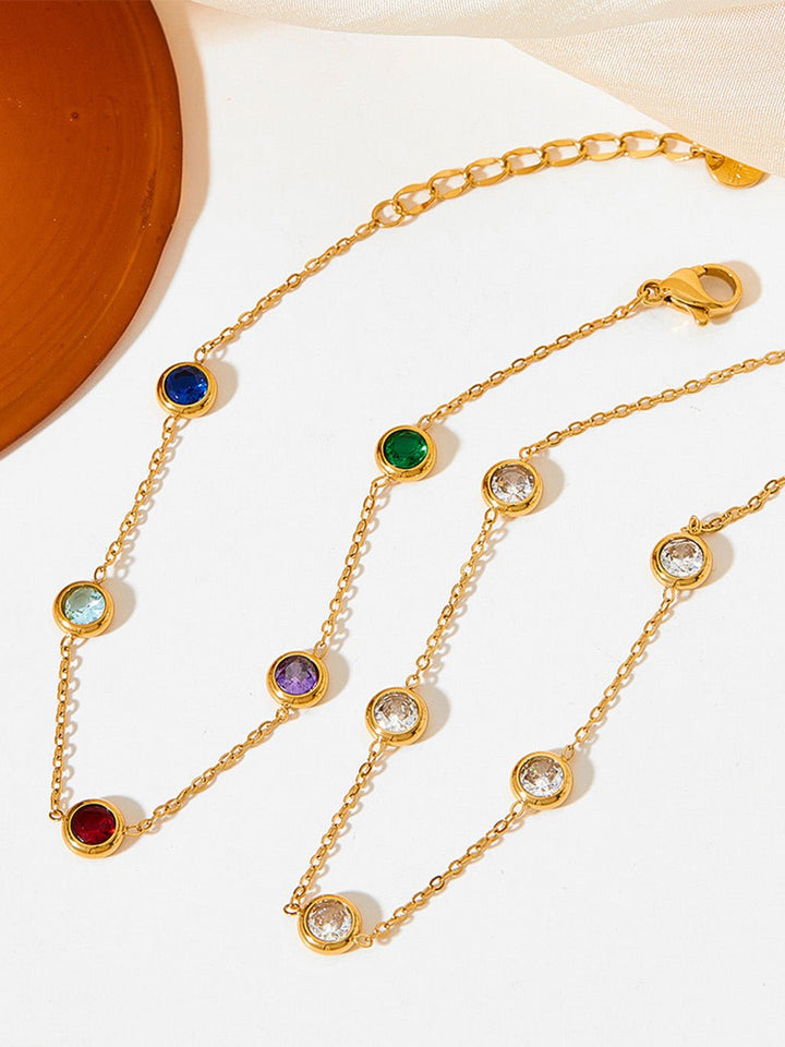 Colorful Armband Orient Zirkonia Gold