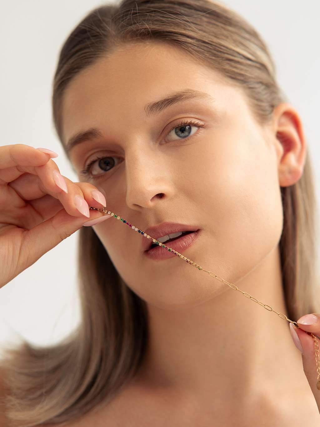 Slim Sparkling Armband Gold