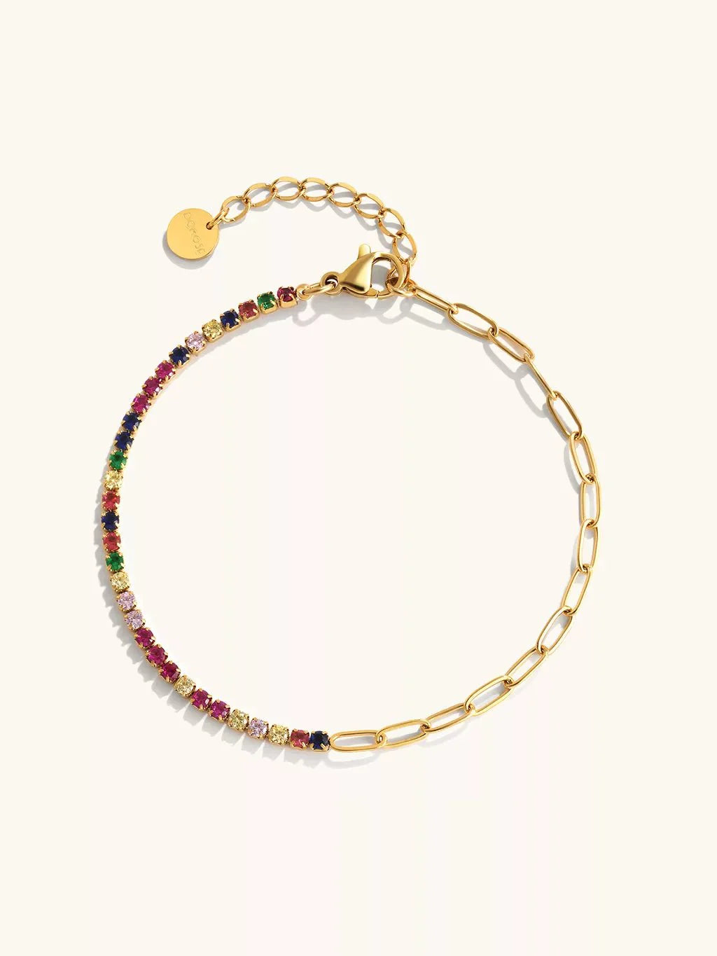 Slim Sparkling Armband Gold