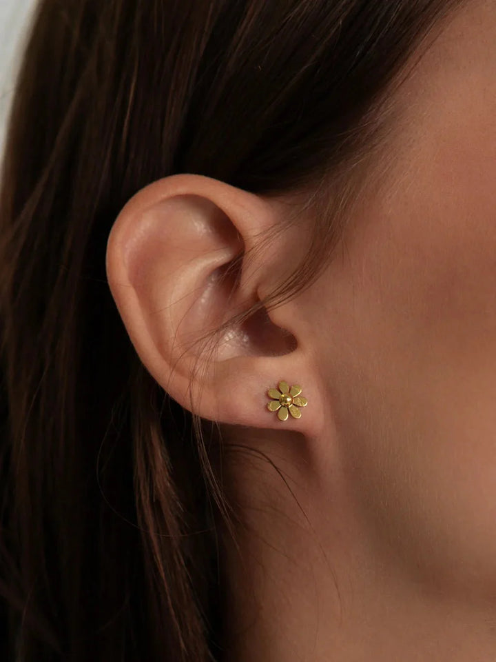 Daisy Ohrstecker Gold