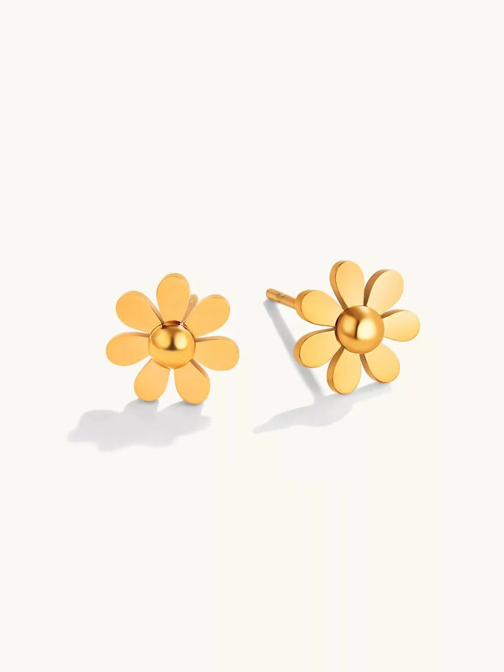 Daisy Ohrstecker Gold