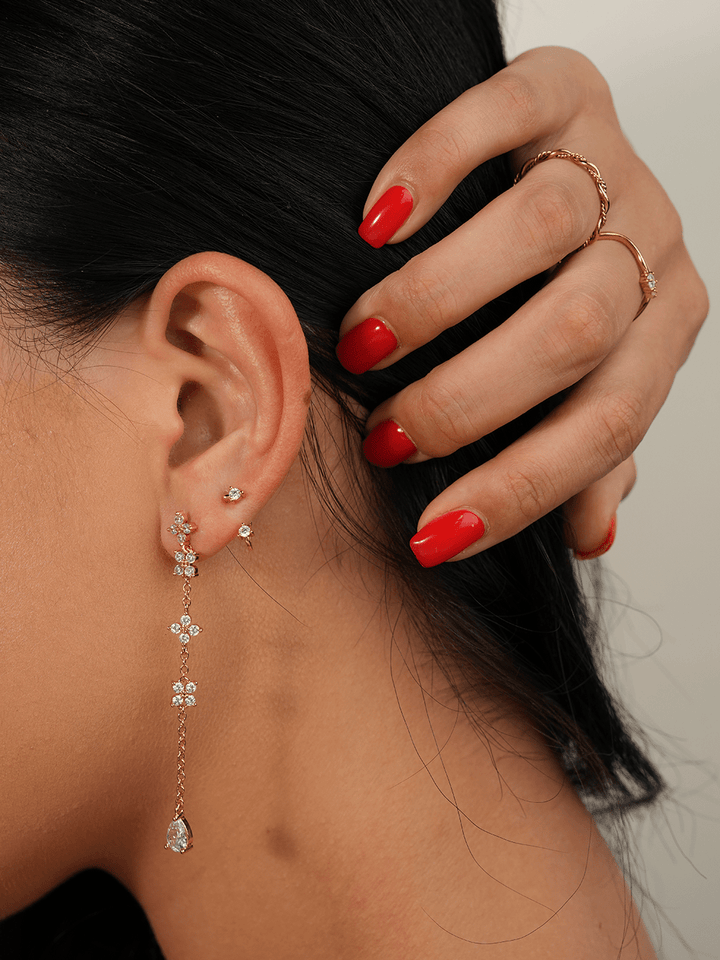 Chain Shine Ohrringe Gold