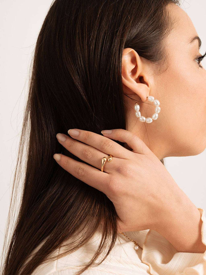 Double Twist Ring Gold