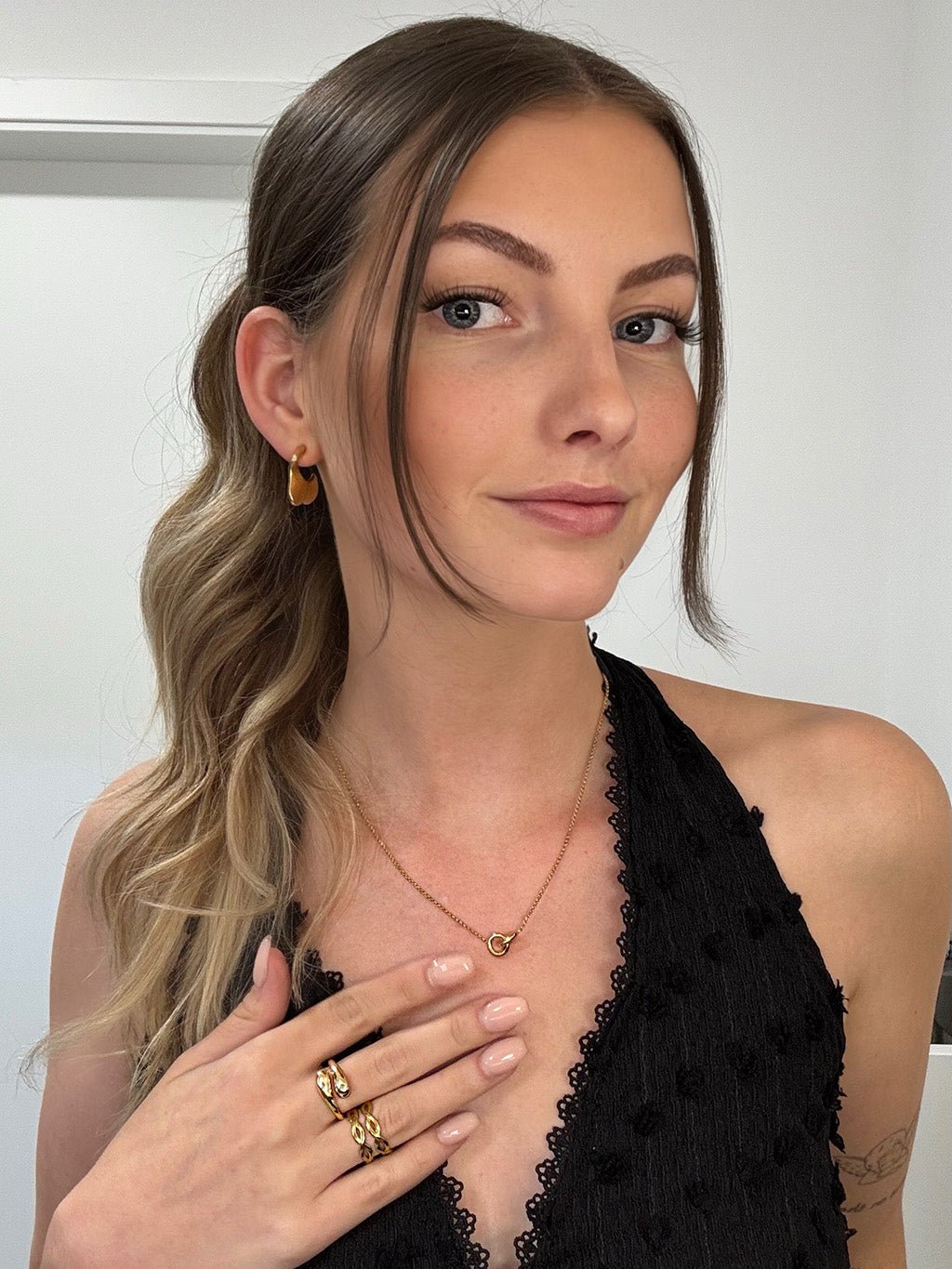 Double Twist Ring Gold