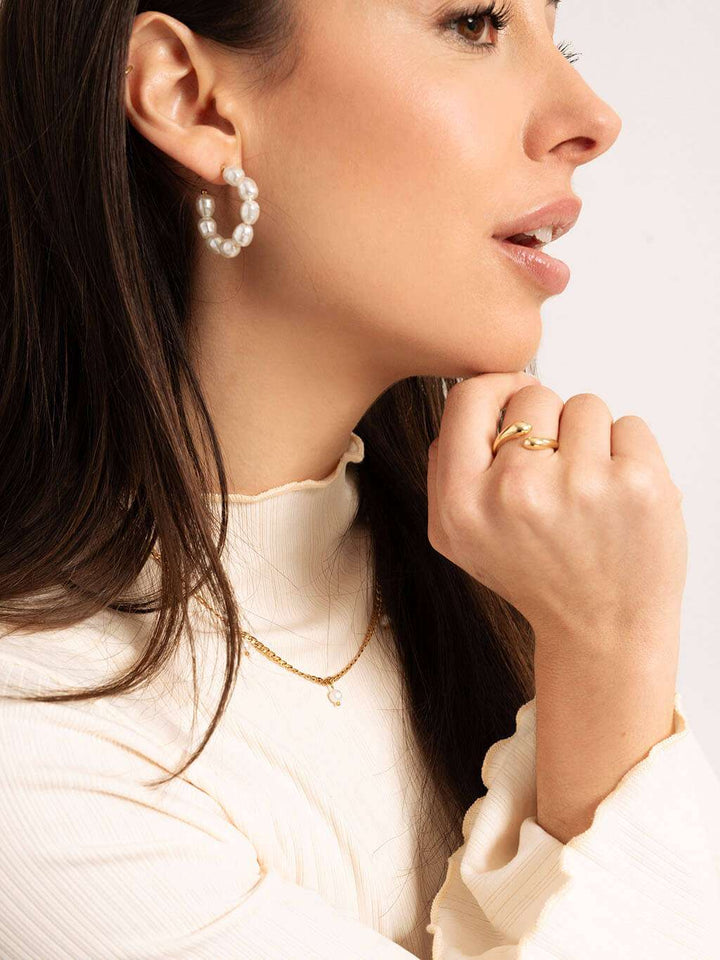 Double Twist Ring Gold