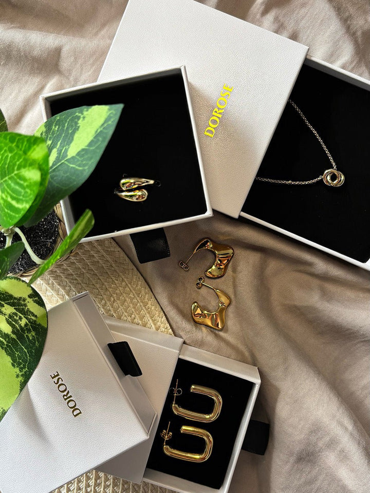 Double Twist Ring Gold