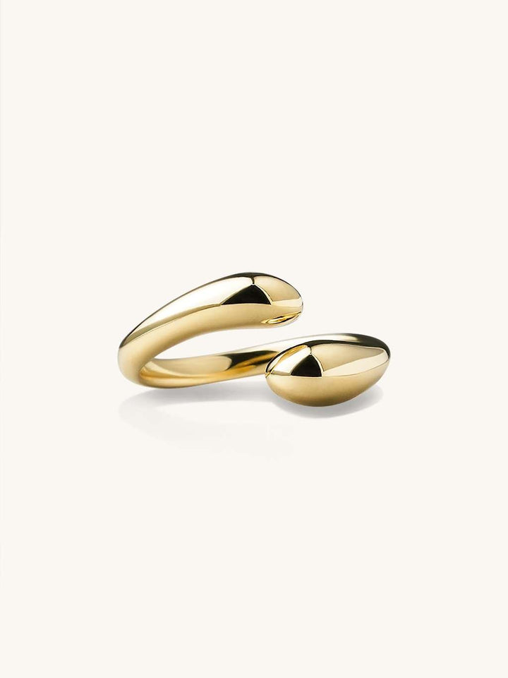 Double Twist Ring Gold