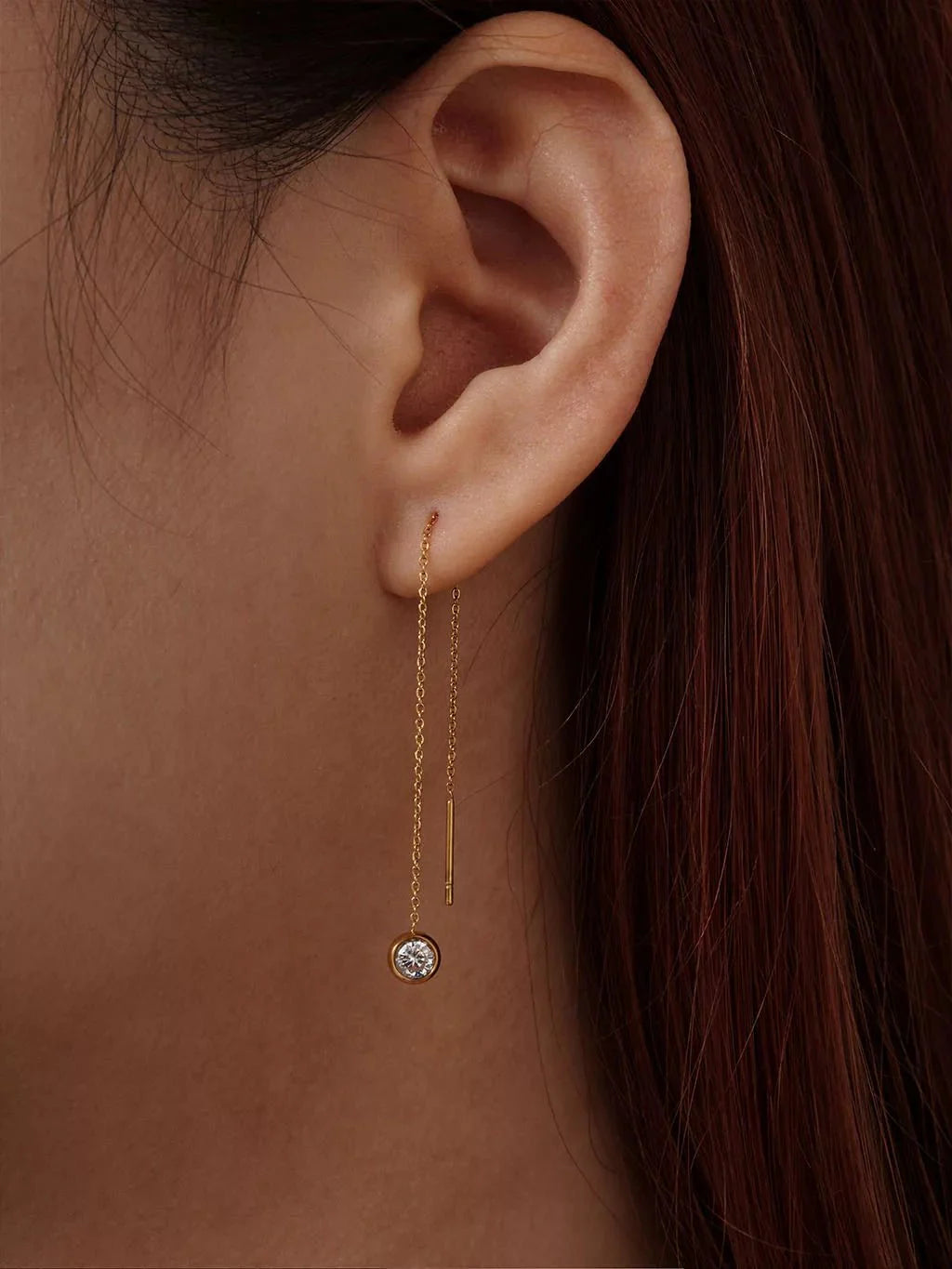 Drop Star Ohrringe Gold