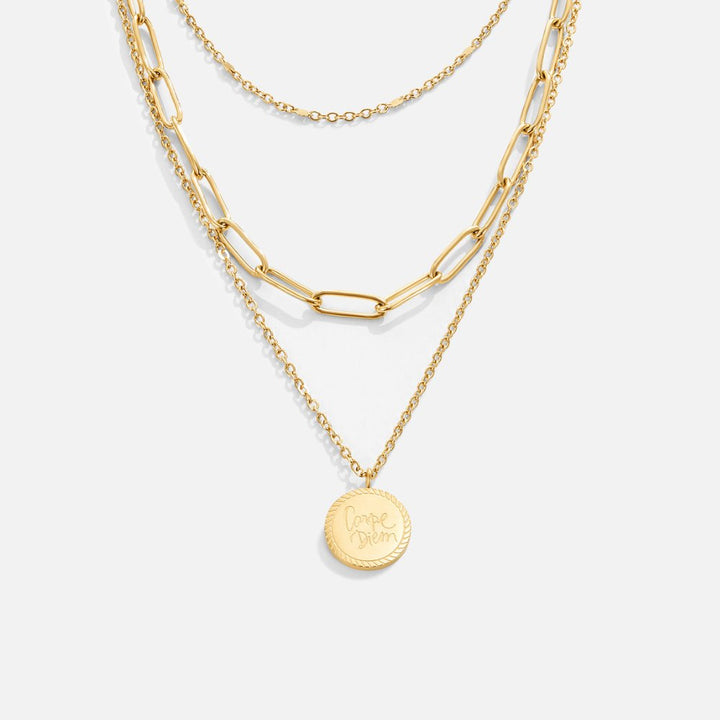 Janie Carpe Diem - Coin Layered Necklace