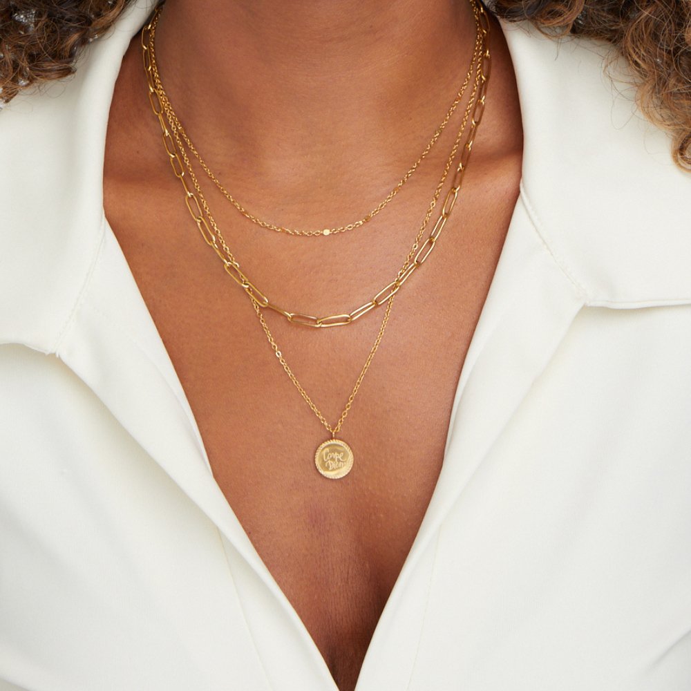 Janie Carpe Diem - Coin Layered Necklace