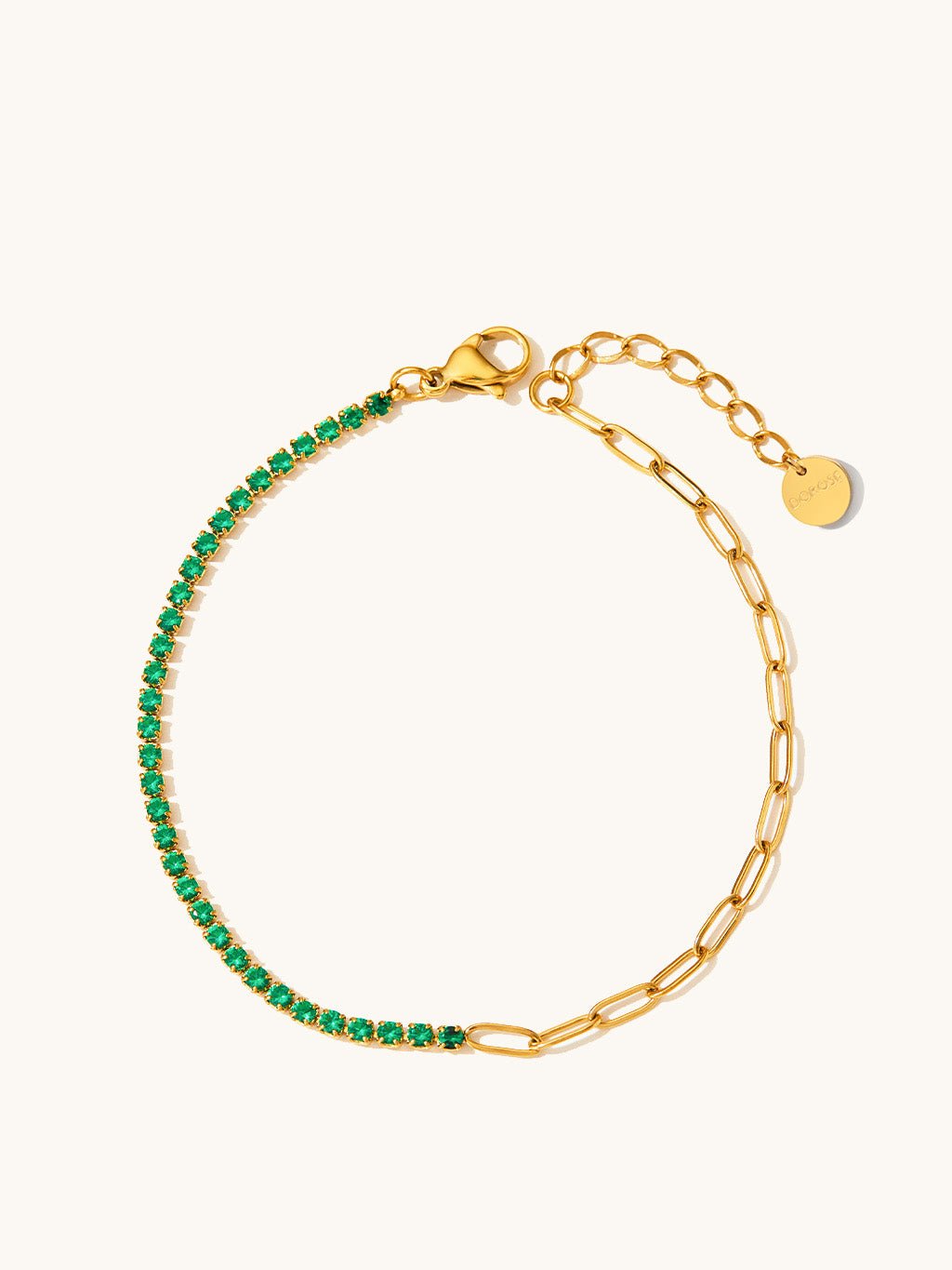 Slim Sparkling Armband Gold