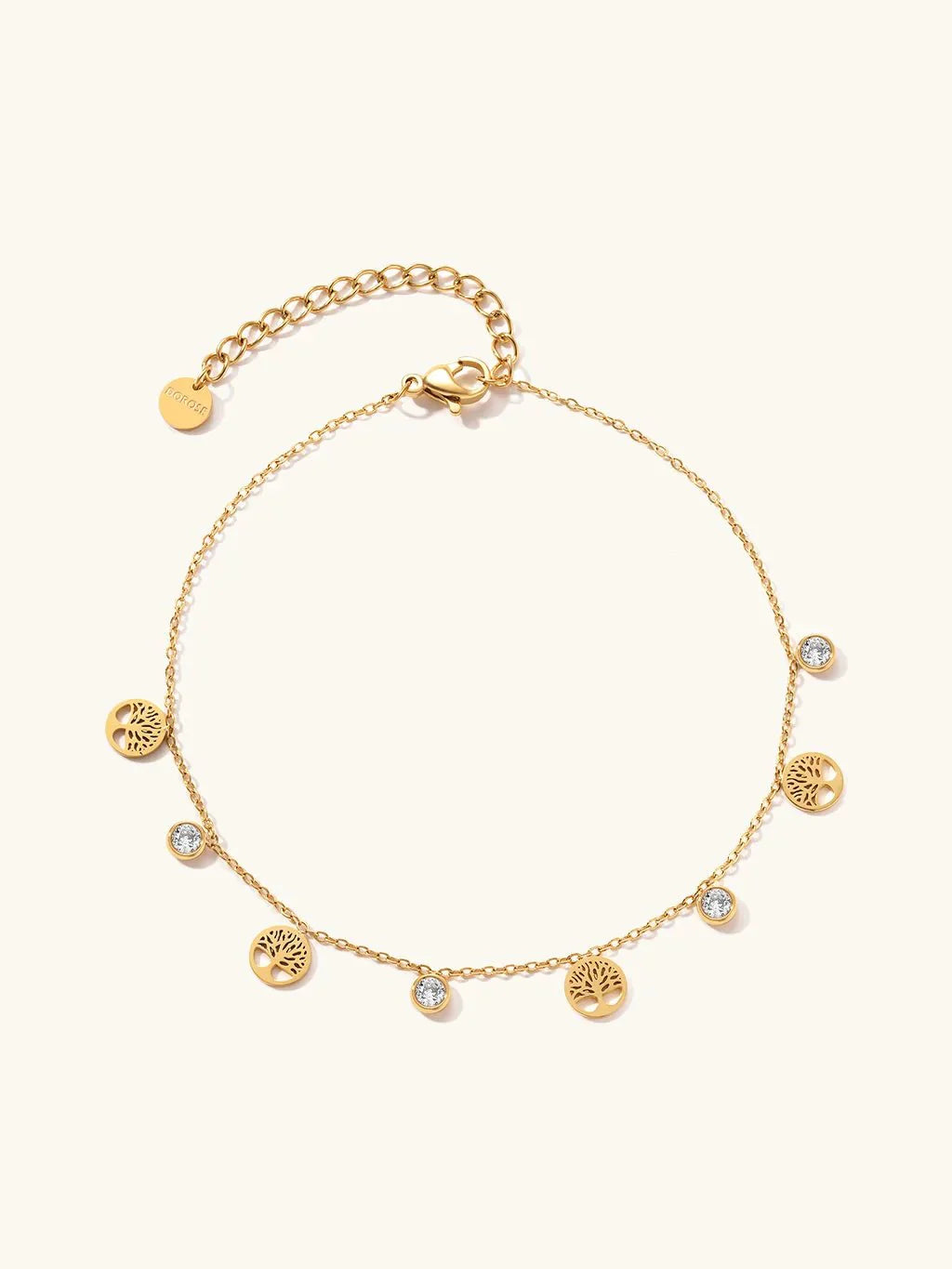 Hope Tree Fusskettchen Gold