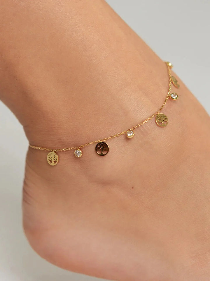 Hope Tree Fusskettchen Gold