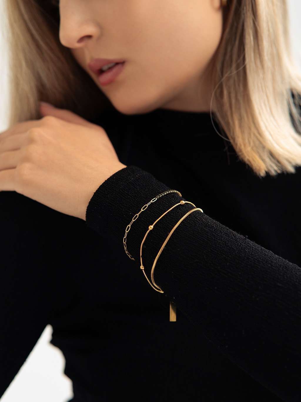 Minimal Armband Gold