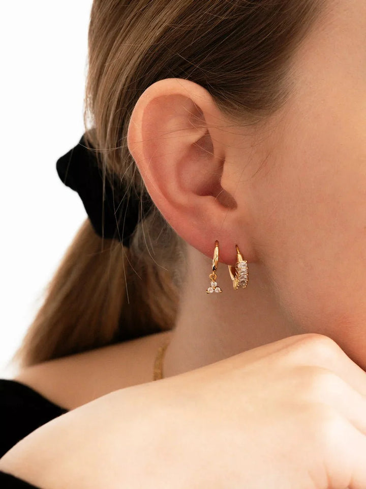 Rhythm Ohrringe Gold