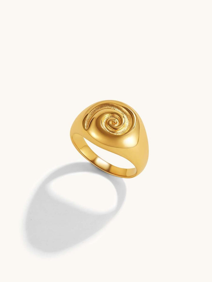 Shell Ring Gold