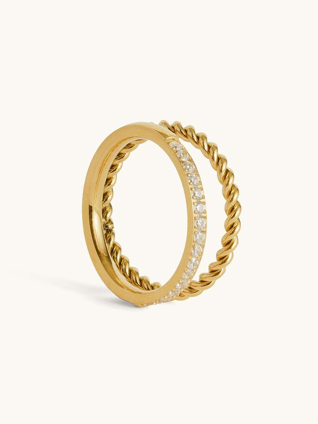Shiny Stacking Ring Gold