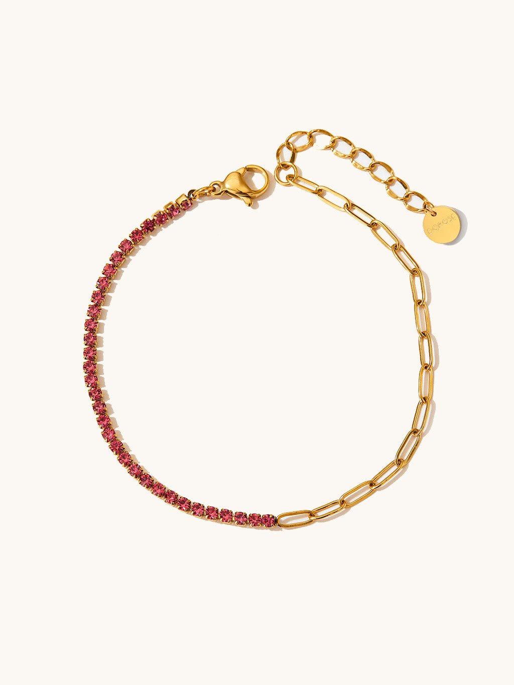 Slim Sparkling Armband Gold