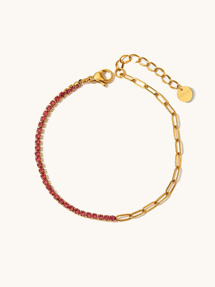 Slim Sparkling Armband Gold