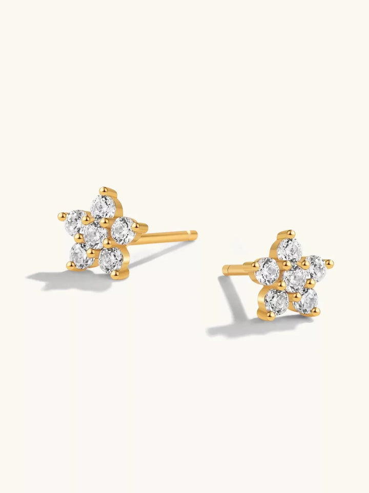 Star Ohrstecker Gold