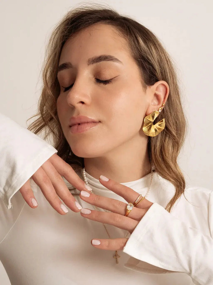 Shiny Stacking Ring Gold