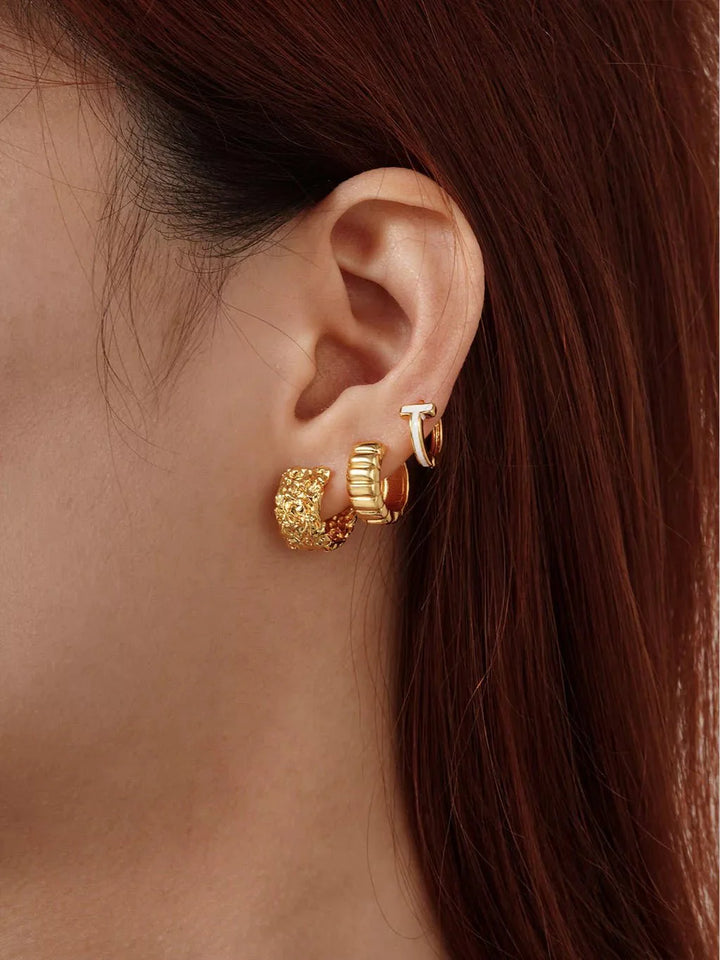 Wonderful Ohrringe Gold 10mm