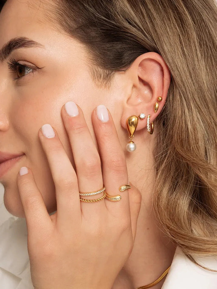 Shiny Stacking Ring Gold